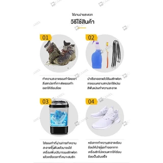 CAMEL เครื่องซักรองเท้า ความจุ 9KG เครื่องซักผ้า mini กึ่งอัตโนมัติถังซักรองเท้า ทำความสะอาด 360°