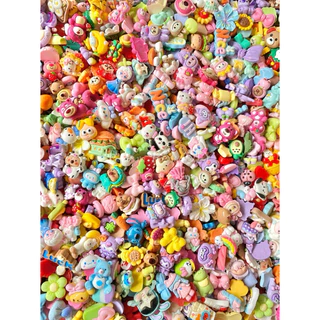 เรซิ่น ไซส์ M ตัวละ 1 บาท คละลายคละสี อุปกรณ์ตกแต่ง DIY พร้อมส่งในไทย
