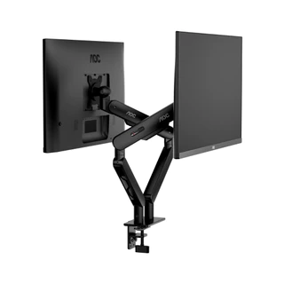 AOC AM420 MONITOR ARM (ขาจับจอมอนิเตอร์) For 17"-34" Monitor (Black/Silver)