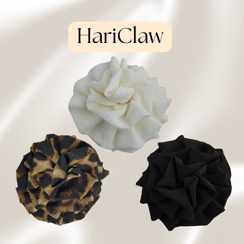 กิ๊บหนีบผมผ้าดอกไม้ XL กิ๊บหนีบผมผ้าลาย XL กิ๊บหนีบผมดอกไม้ผ้า XL