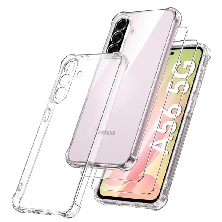 เคสใส แข็ง มาไหม่ ใช้สำหรับ Samsung A56 A36 A26 A06 5G A16 S24FE A55 A35 A25 A15 A05 A05S A14 A24 A34 A54 S24 S25 ultra
