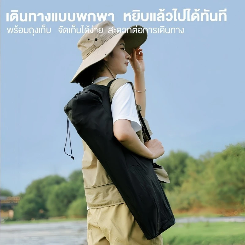 เก้าอี้แคมป์ปิ้งพับได้ พกพาง่าย เก้าอี้สนามเตี้ย ผ้า Oxford 3200D ท่ออลูมิเนียมหนา รับน้ำหนักสูงสุด 600KG แถมฟรีถุงเก็บ thumbnail 9