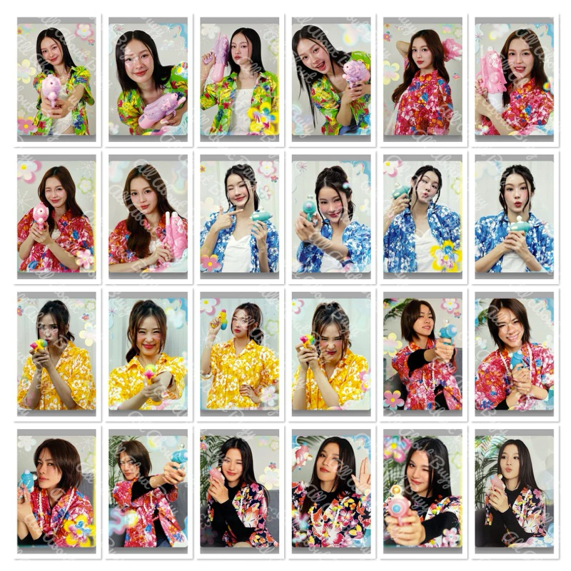 พร้อมส่ง (ขายแยกการ์ด) - Girls GMMTV Collectible Random Card - Songkran Collection