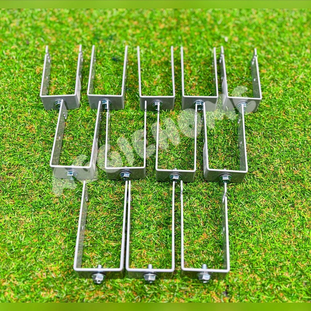 PSI แคลมป์ รุ่น U CLAMP (10 ชิ้น/PCS) ขนาด 1.5x3" สำหรับหลังคาโรงจอดรถ อุปกรณ์ยึด แผงโซล่าเซลล์ ยึดแผงโซล่าเซลล์ ตัวยึด