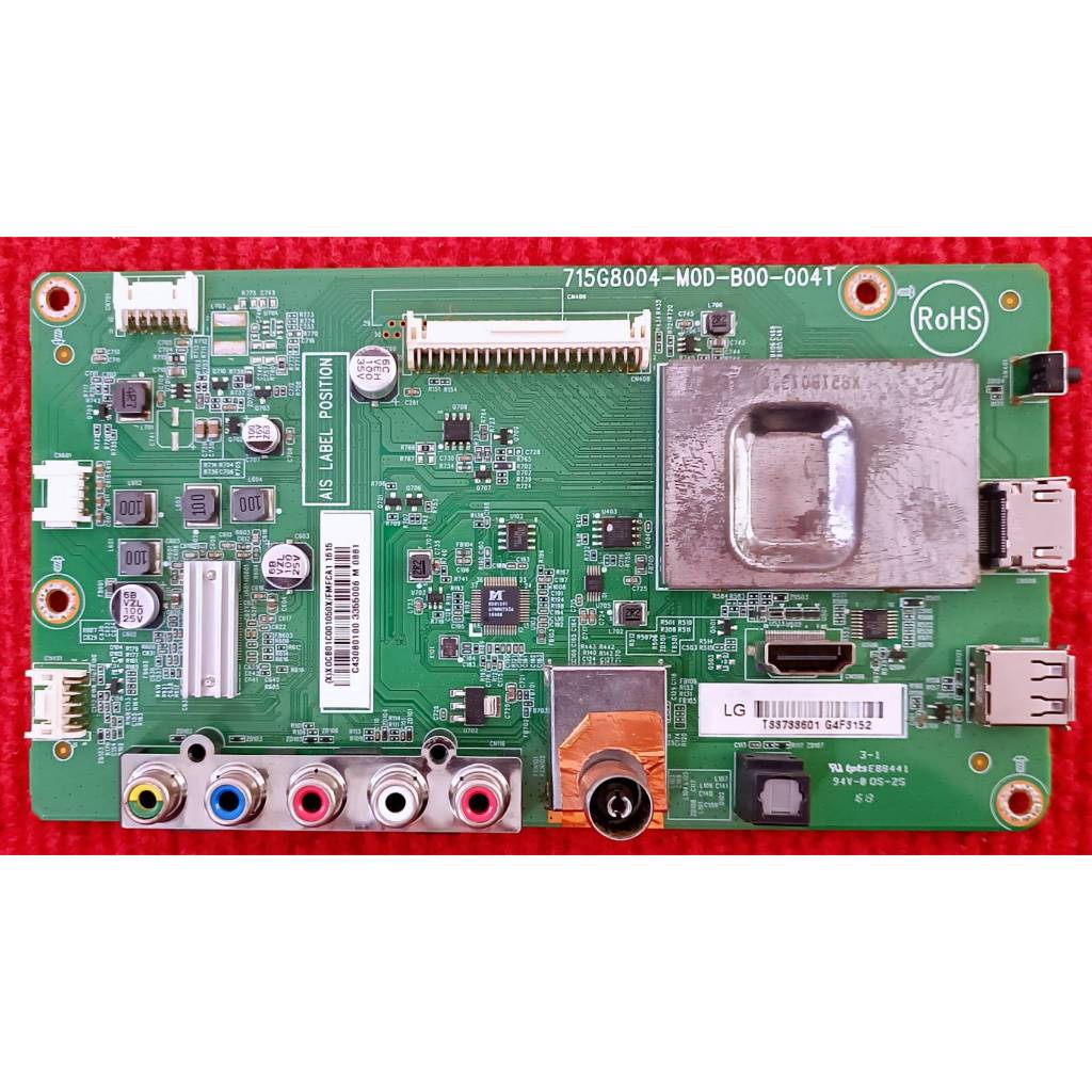 เมนบอร์ดทีวี LG รุ่น 32LH500D พาสบอร์ด 715G8004-M01-B00-004T