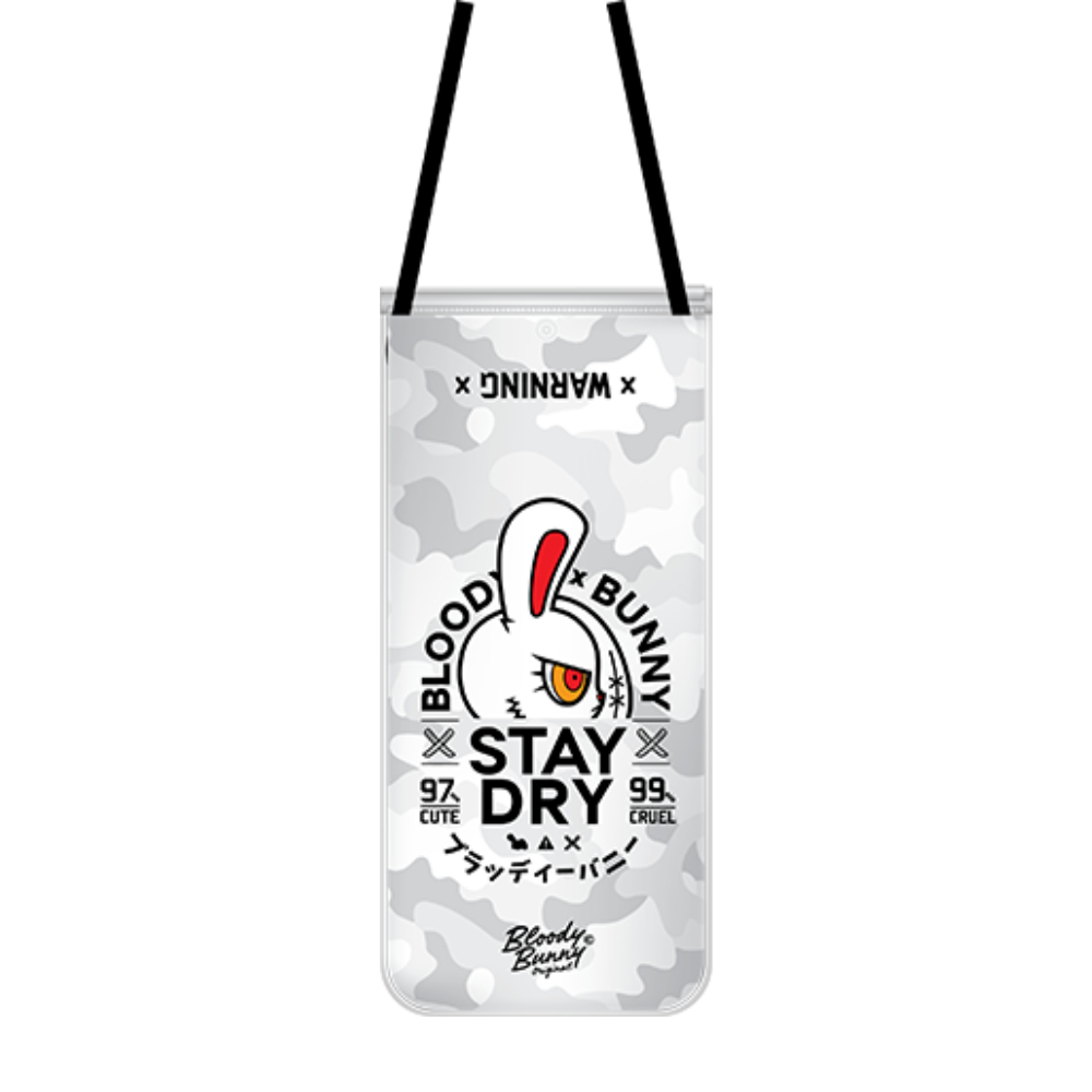 ซองกันน้ำ BLOODY BUNNY (CAMO / WHITE) WATERPROOF POUCH BAG