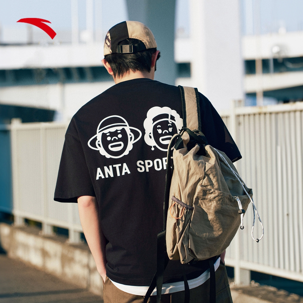 ANTA  เสื้อยืดสั้นชาย 9525B8105 Official Store