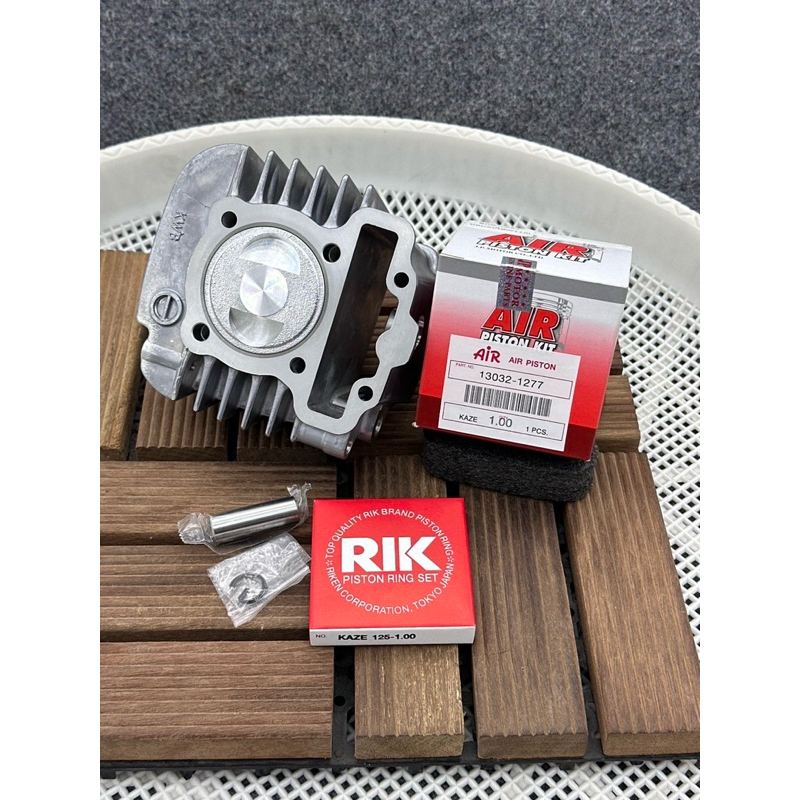 เสื้อ110iลูก57มิลลูกคาเซ่พร้อมหลบวาล์ว2วาวใส่110iได้ทุกรุ่นไม่เกินปี2020