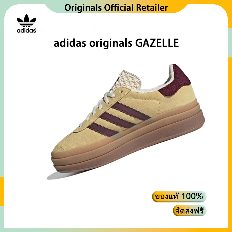 รองเท้า adidas adidas originals Gazelle รองเท้ากีฬา รองเท้าลำลอง แท้100%【IF5937】