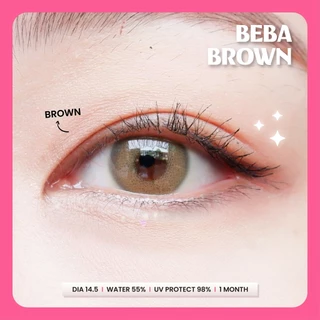 คอนแทคเลนส์🌈Bena🌈 Brown (Kitty Kawaii) ขนาดกลาง💖