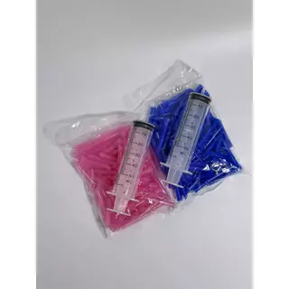ปลอกเข็มฝังต้นทุเรียน แบ่งขาย 100 ชิ้น สีชมพู/น้ำเงิน ชุดเข็มฝังต้นทุเรียน