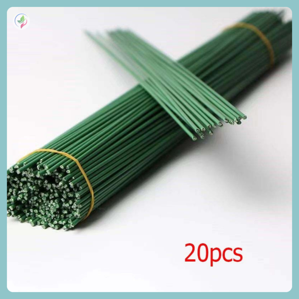 ก้านดอกสีเขียว ยาว 30 ซม. พวงละ 20 ก้าน