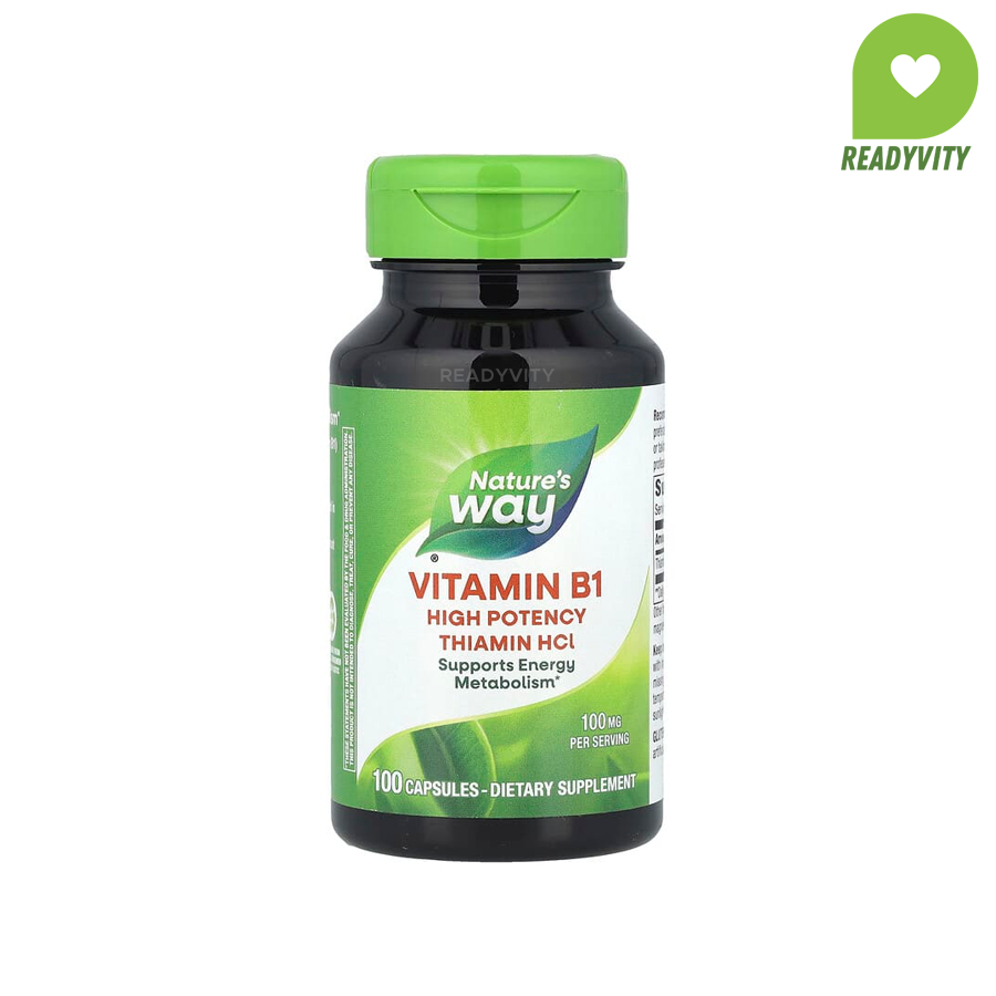 Nature's Way, Vitamin B-1, 100 mg, 100 Capsules
