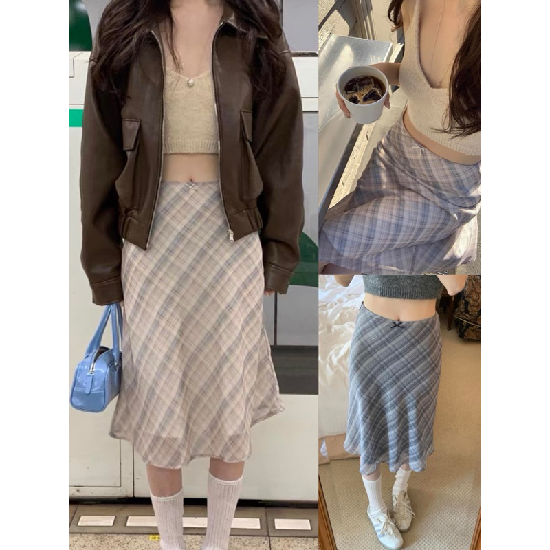 gurls.girl | pattern skirt กระโปรงลายสก็อต
