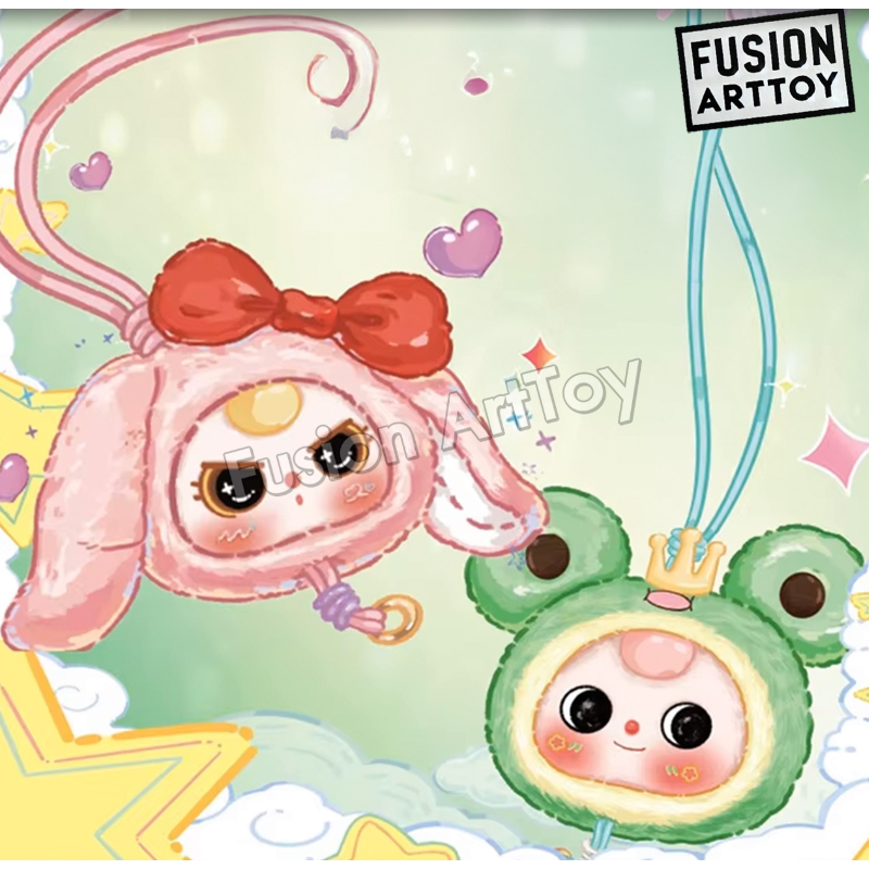 ❤️ ( แบบจุ่ม) Baby Three - สายคล้องโทรศัพท์  ของแท้ 100%  Fusion ArtToy❤️