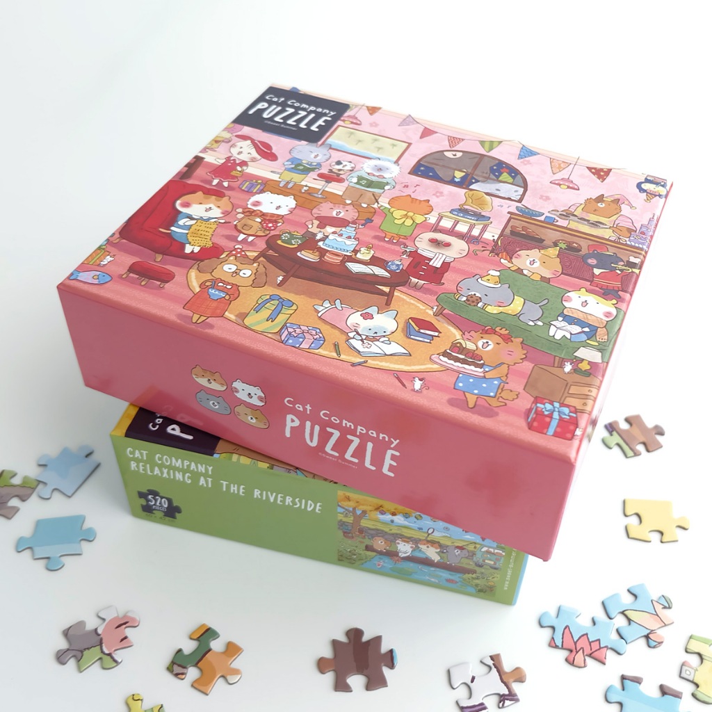สวีทซัมเมอร์ : จิ๊กซอว์แคท คอมปะนี จำนวน 520 ชิ้น มี 2 ลายให้เลือก