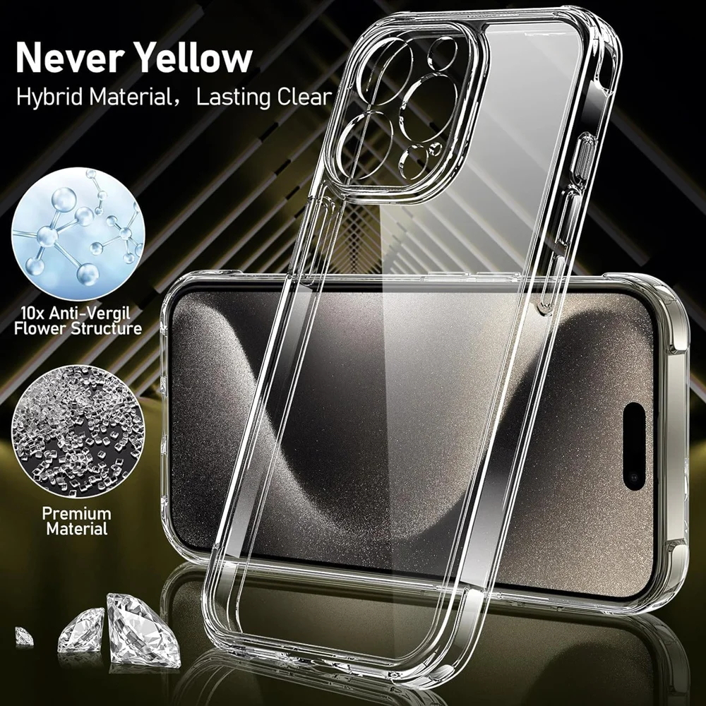 เคสใสไอโฟน11 for iphone13 16 17 15 14 12 15 pro max 7 8 เคสซิลิโคนไอโฟน13 Space TPU Case กันกระแทก