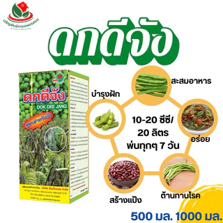 ดกจริง ดกจัง ฮอร์โมนอะมิโนพืช 1 ลิตร และ 500มล. ครบจบทั้งผักใบ ไม้ผล สร้างเซลล์พืช สร้างแป้ง สะสมอาหาร ดูดซึมปุ๋ยดีขึ้น