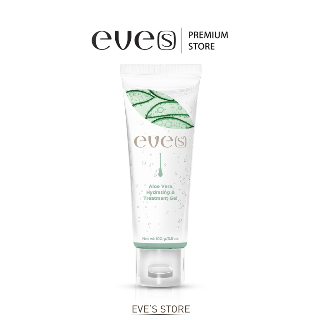 [ส่งด่วน] EVES อีฟส์ อโล เวร่า อีฟส์ 100 ml. เจลพักผิว มอยส์เจอร์ไรเซอร์ ลดสิว ผิวติดสาร ลดการอักเสบ คนท้องใช้ได้