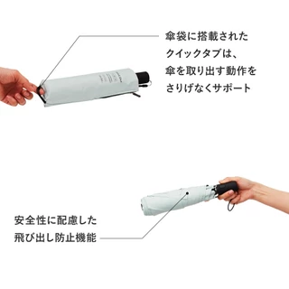 [Waterfront official brand store] QuickShut Automatic foldable umbrella 55cm