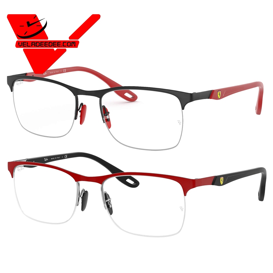 กรอบแว่นตา RayBan รุ่น Ray-Ban Ferrari Collection  RX8416M (F041 Black ขา Rad) (F045 Rad ขา Black) ข