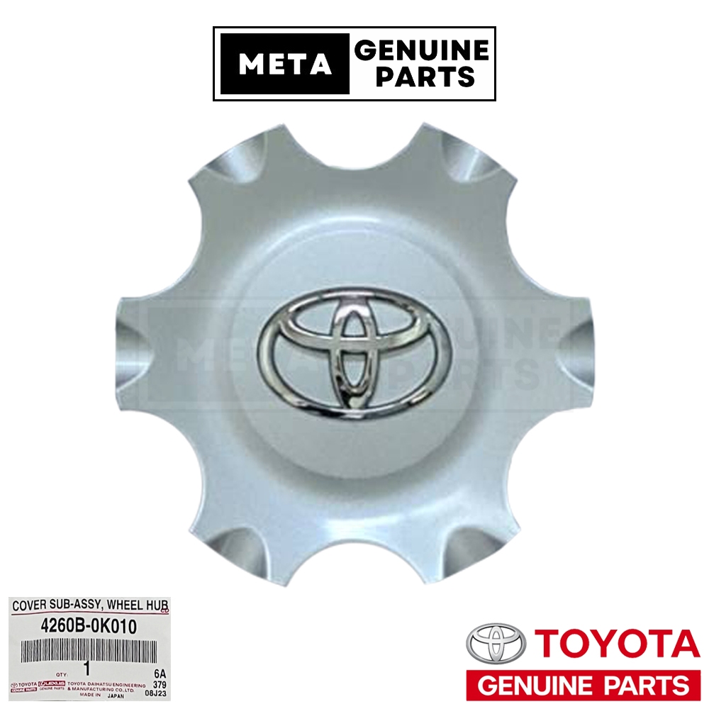 (แท้ศูนย์100%)ฝาครอบล้อ ฝาครอบดุมล้อ TOYOTA VIGO,COMMUTER ขอบ 15 นิ้ว #TOYOTA 4260B0K010