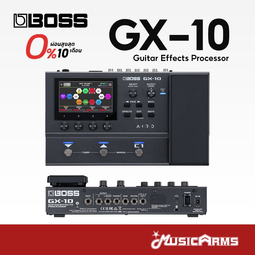 Boss GX-10 Guitar Effects Processor มัลติเอฟเฟค Multi Effect