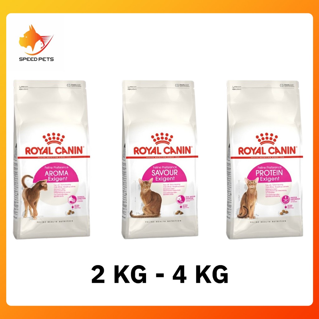 Royal Canin Exigent Aroma / Protein / Savour  อาหารแมว สูตรแมวกินยาก 2 kg และ 4kg  มี 3 แบบ ให้เลือก