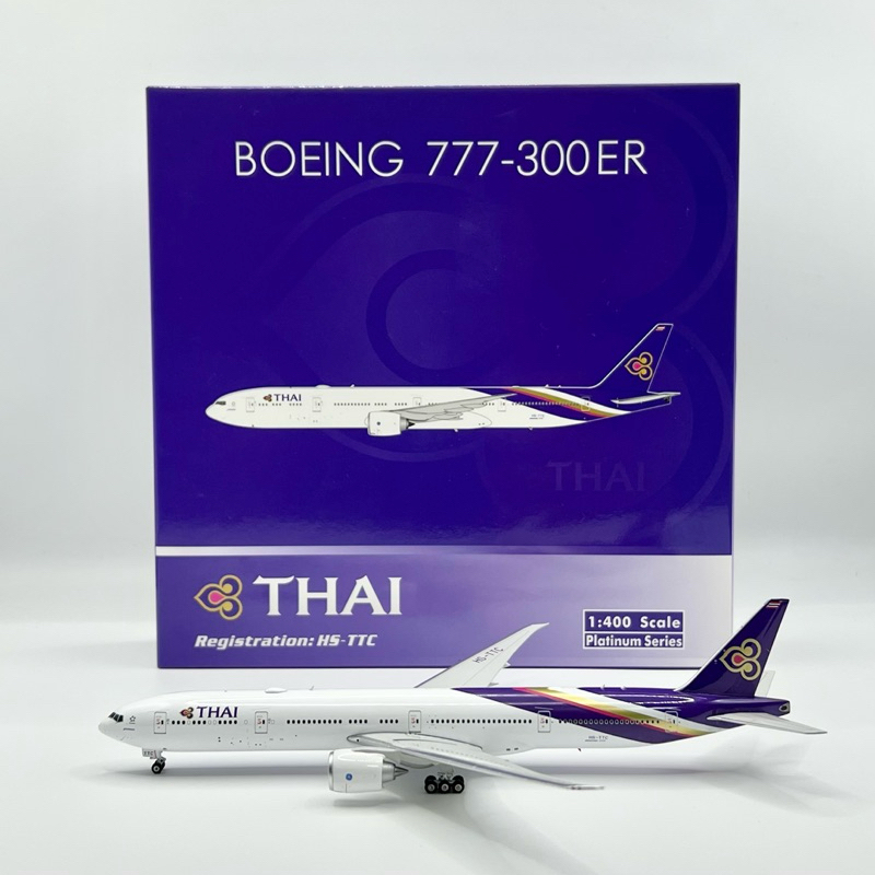 โมเดลเครื่องบิน Thai Airways การบินไทย B777-300ER HS-TTC [พร้อมส่ง]