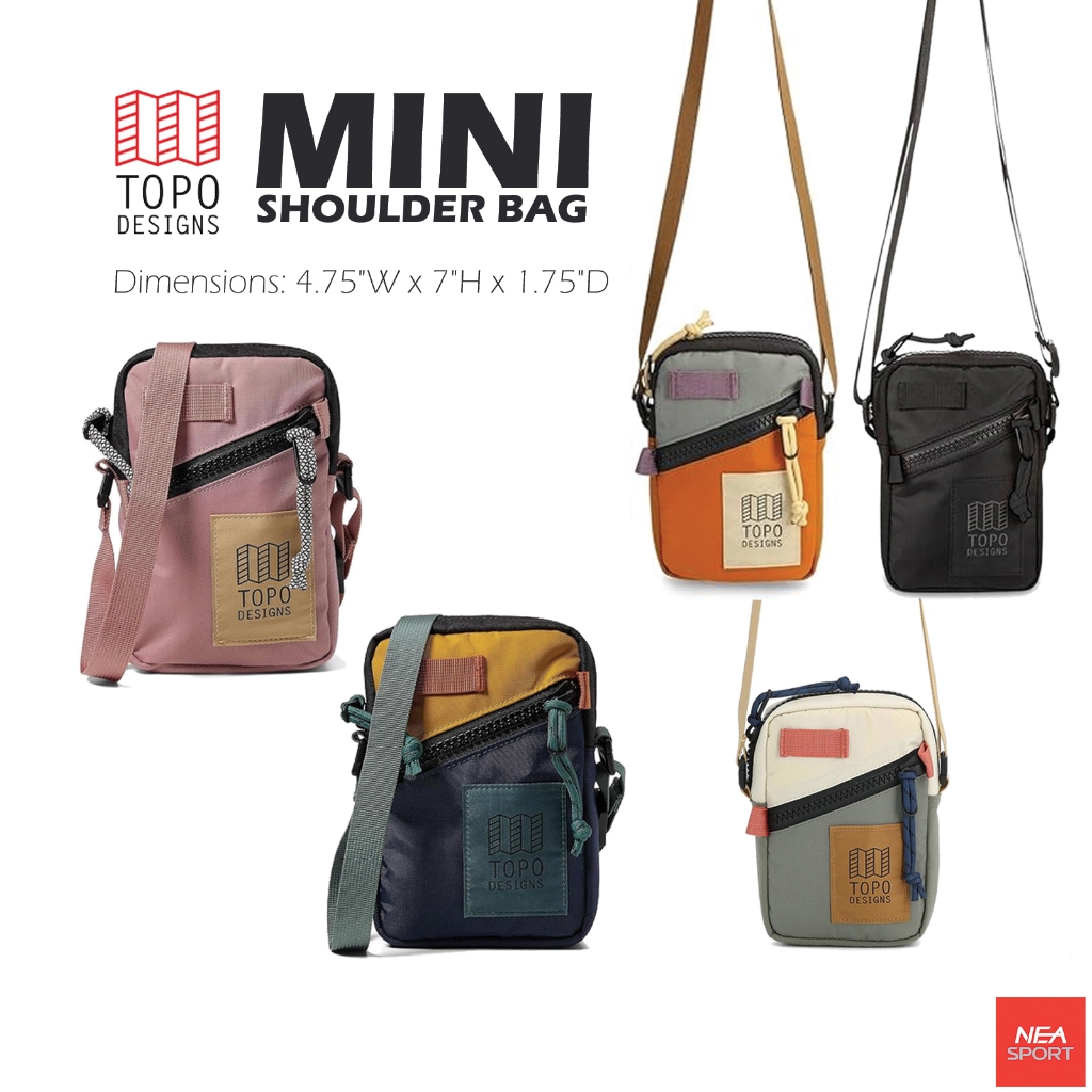 [ลิขสิทธิ์แท้] TOPO DESIGN Mini Shoulder Bag กระเป๋าสะพายข้าง ใบเล็ก พกพาสะดวก ออกแบบพิเศษ