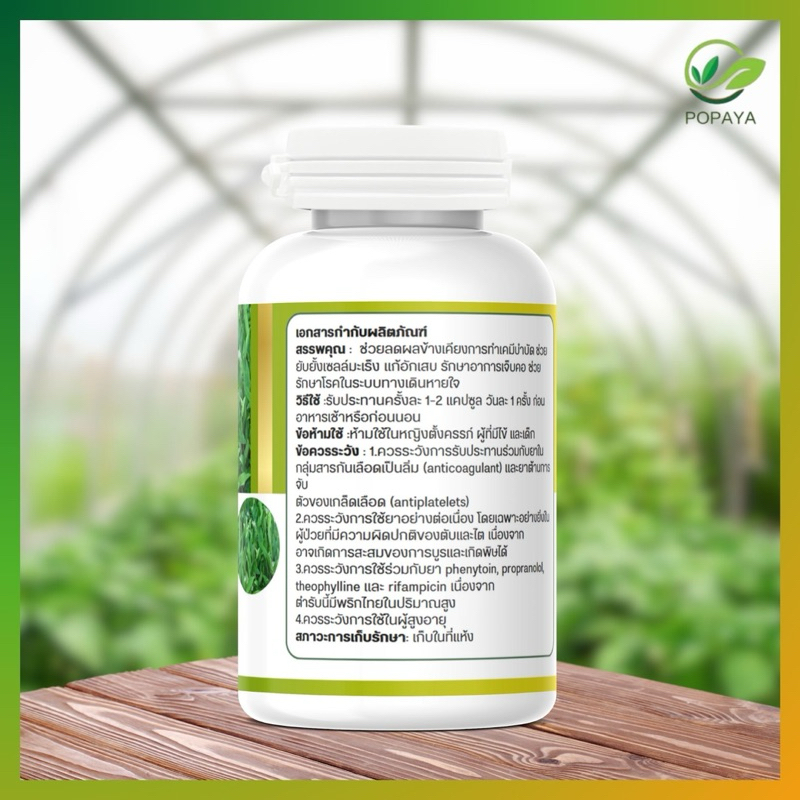 [🇹🇭ผลิตภัณฑ์ของคนไทย] ผงหญ้าปักกิ่งAngel Grass100% 🌱Organic PopayaBrand - รูปที่ 2