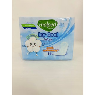 แผ่นอนามัยโมลเพด Molped Icycool สุตรเย็น ห่อละ14ชิ้น