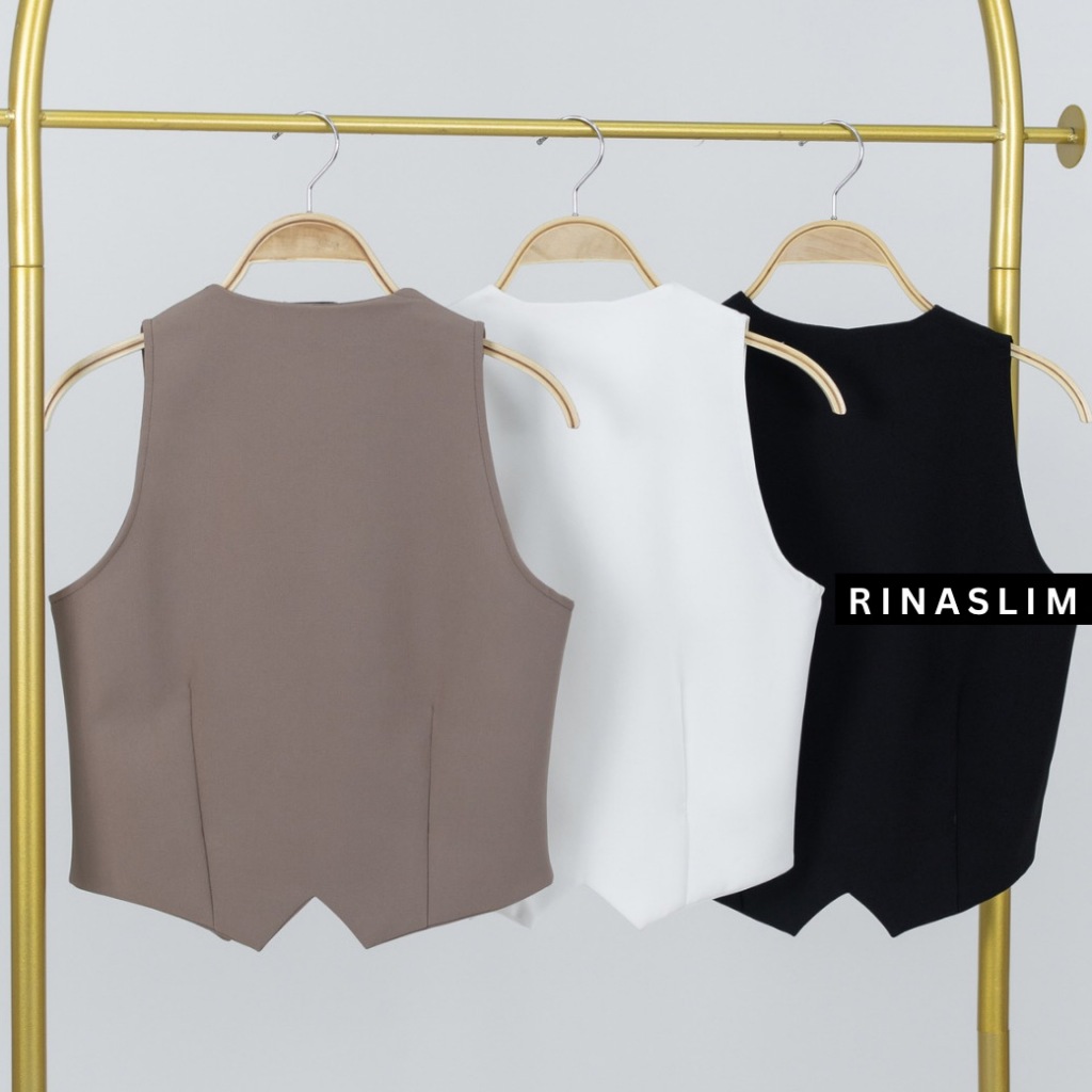 RINASLIM Vest Suit เสื้อกั๊ก ผู้หญิง มีกระดุม — صورة 2