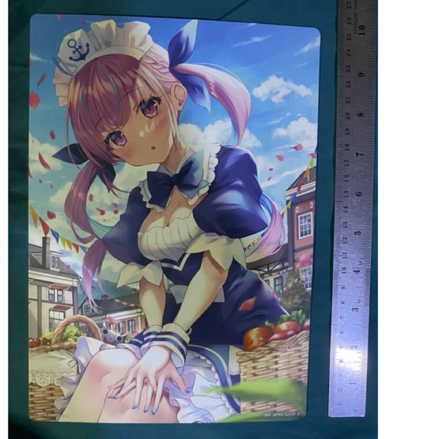 Hololive Ichiban Kuji Aqua Minato บอร์ดแข็ง มือ2 *มีตำหนิ