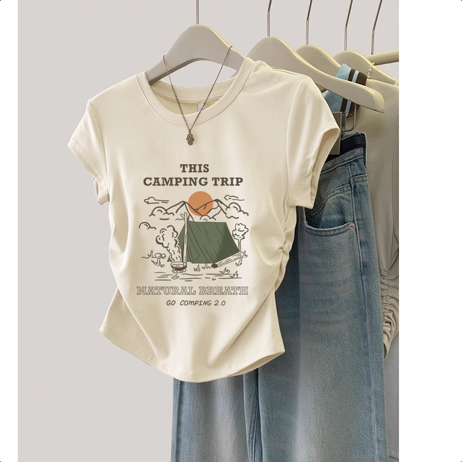 M-3XL มีหลายไซซ์ให้เลือกเสื้อยืดครอป เสื้อผ้าแฟชั่นสวยๆ เสื้อยืดสวยๆผู้หญิง เสื้อครอปเข้ารูป