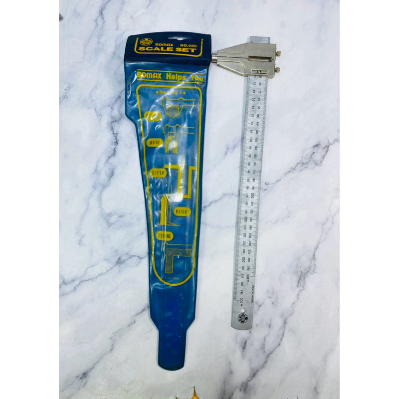 SOMAX SCALE SET ขนาด 0-300mm. Made in Japan (001 : SOMAX)