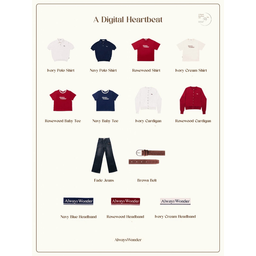 🚚（พร้อมส่ง）AlwaysWonder 'A Digital Heartbeat' #linglingkwong #หลิงหลิง #หลิงหลิงคอง