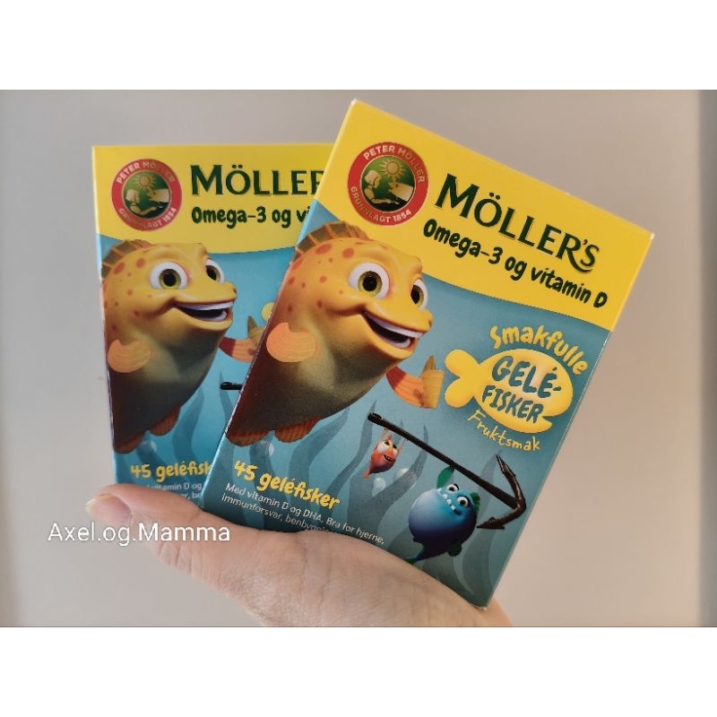 พร้อมส่ง Moller's Pharma เยลลี่น้ำมันตับปลา Omega 3 DHA วิตามิน D รสผลไม้ อร่อยมาก สำหรับเด็ก จากนอร