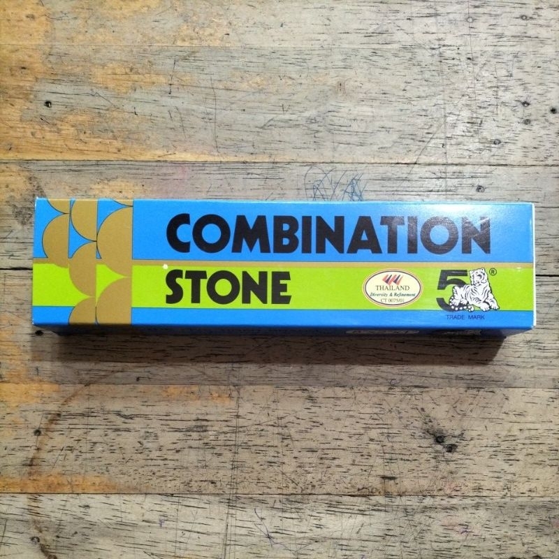 หินลับมีด 5 เสือ เสือทอง แท้💯 COMBINATION STONE