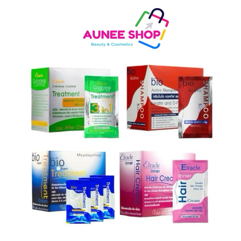 ส่งฟรี/มีไลฟ์  Bio super treatment กรีนไบโอ ซุปเปอร์ ทรีทเมนท์ ครีมหมักผม 1 กล่อง 24 ซอง