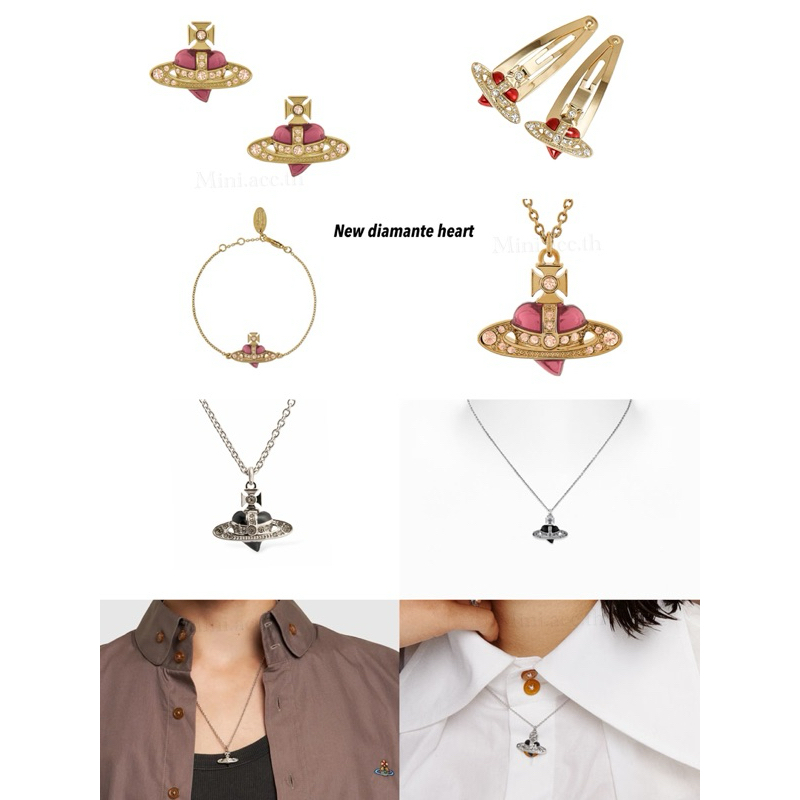 พร้อมส่ง✨New diamante heart รุ่นใหม่ ของแท้100%