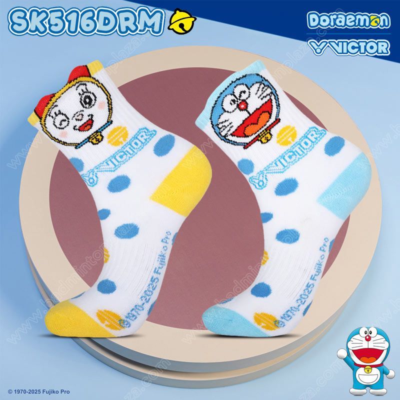 【 ของแท้ 💯% 】SK516DRM ถุงเท้ากีฬาวิคเตอร์ x Doraemon สำหรับเด็ก (SK516DRM-S)