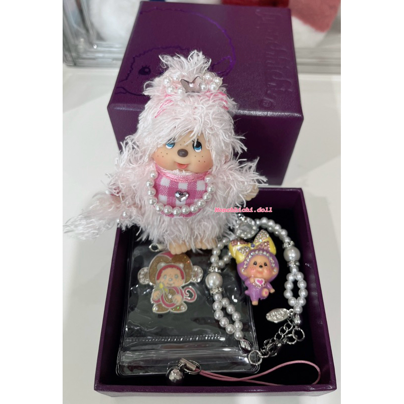 (เก็บโค้ดส่วนลด 30%) พวงกุญแจห้อยกระเป๋า ม่อนชิชิ Monchhichi keychain