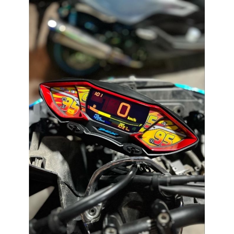 สติ๊กเกอร์ จอLED PCX 2021-2025 สีเข้ม คมชัด ติดง่าย สะดวก ต้องงัดหน้าจอ (เฉพาะสติ๊กเกอร์เท้านั้น) ราคา ถูกที่สุด ดีลบีเคเค แกลเลอรีภาพที่ 3