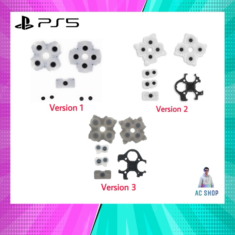 ยางรองปุ่ม PS5 V1/V2/V3 สินค้าในไทย🇹🇭 จัดส่งภายใน 24 hr.