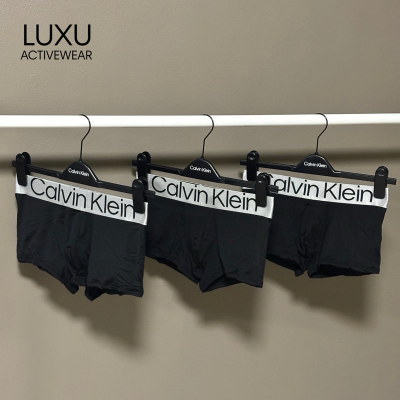 (พร้อมส่ง){แบ่งขาย1ตัว} Calvin Klein กางเกงในชาย Reconsidered Steel Micro 3-Pack