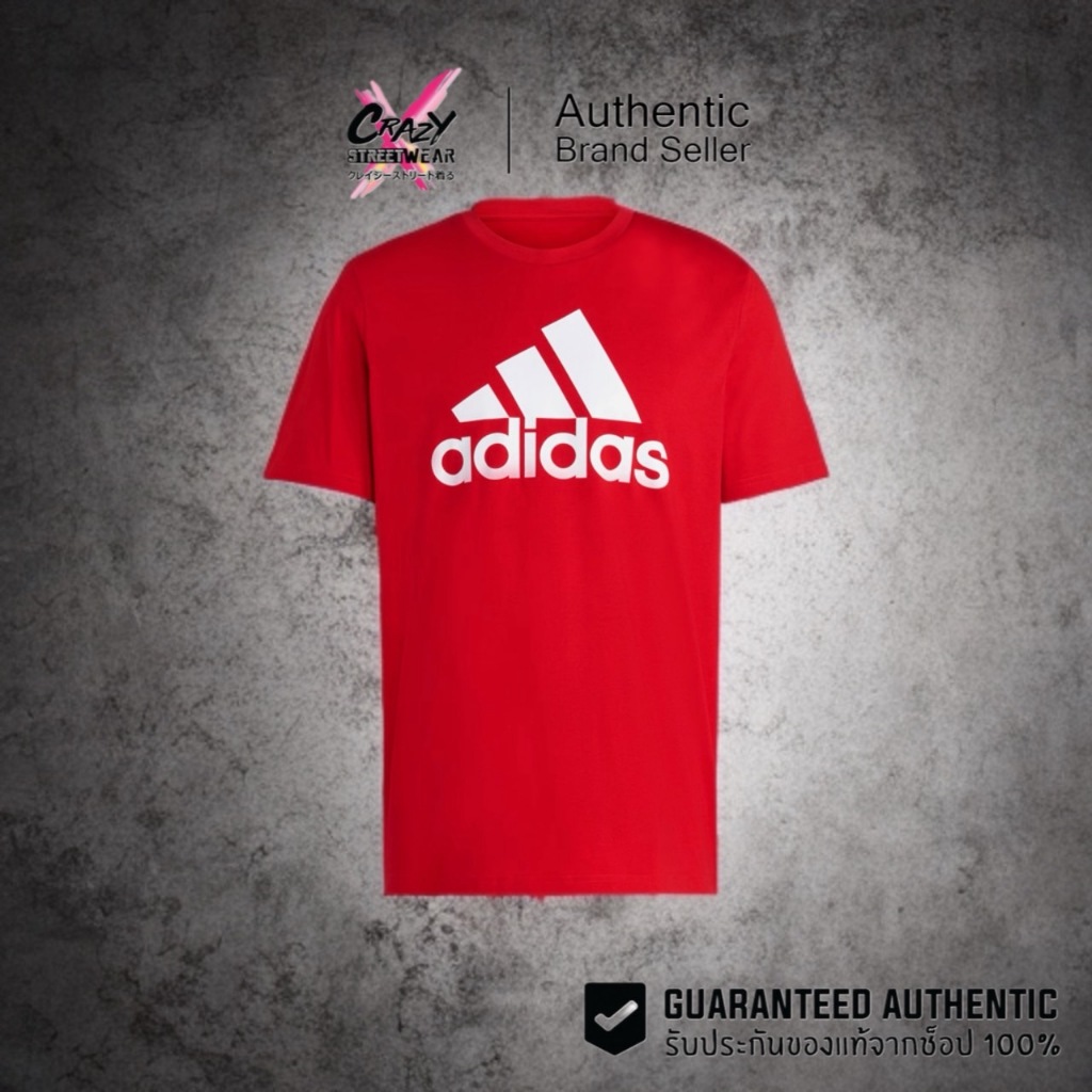 เสื้อ Adidas Essentials Single Jersey Big Logo Tee ของแท้ 100% IC9352 ลิขสิทธิ์แท้ อดิดาส เสื้อยืด