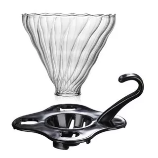 MocooSS ดริปเปอร์ V60 วัสดุแก้ว แท้จากญี่ปุ่น 1-2 ถ้วย/2-4ถ้วย Glass Dripper
