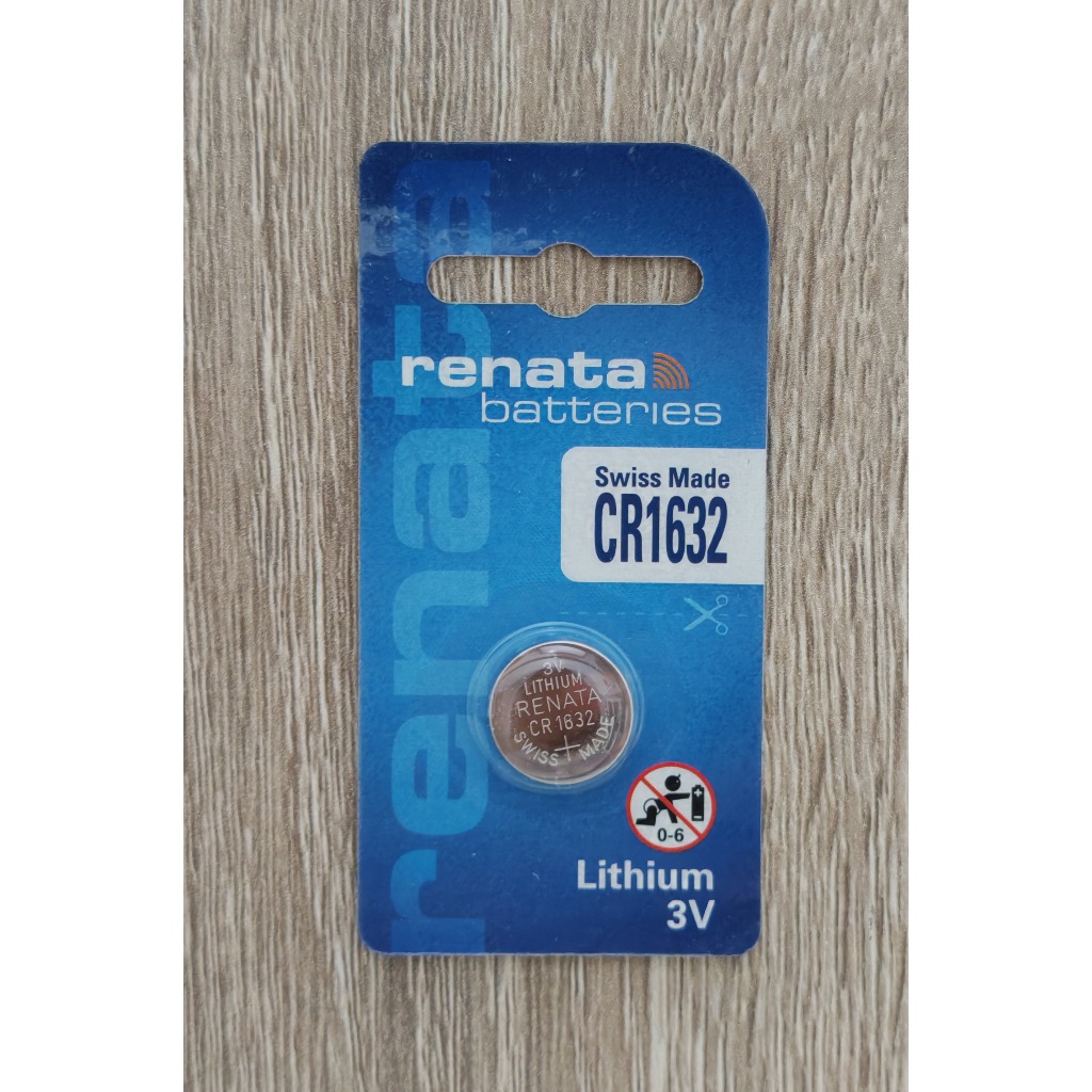 ⚪ ถ่านกระดุม RENATA CR1632 3V ใช้กับอุปกรณ์อื่นๆ ควรใช้ก่อน ปี 08/2026