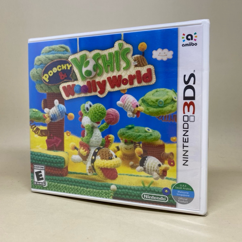 (New)(มือ1) Poochy & Yoshi's Woolly World (3DS) | Nintendo 3DS | Original USA | English | สินค้าแท้ 